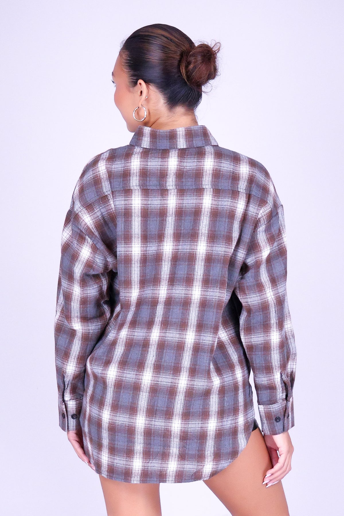 IF YOU REMEMBER PLAID TOP