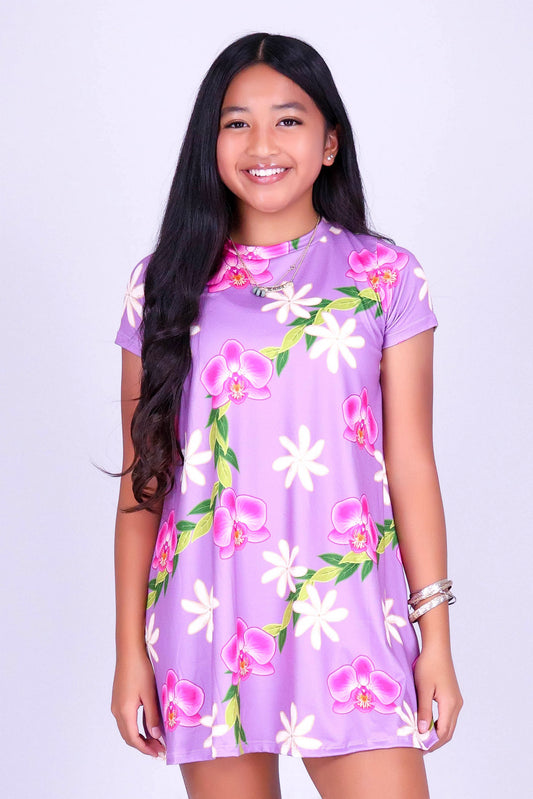 ORCHID TIARE TRAPEZE DRESS | KIDS SIZE 2-16
