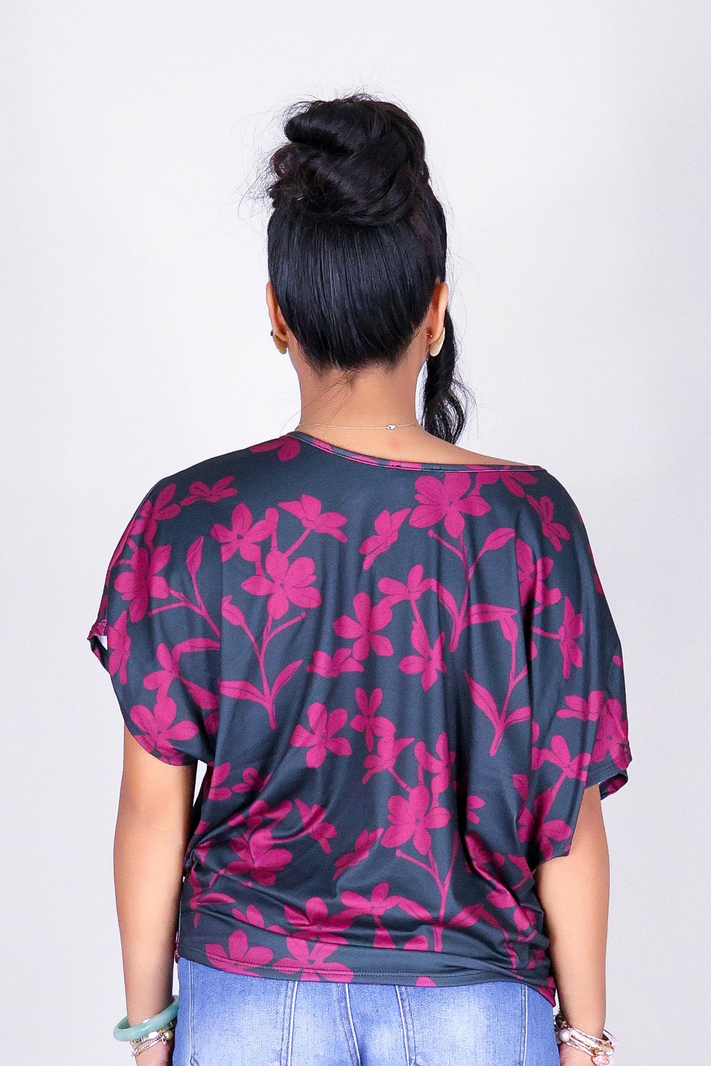 JASMINE GARDENIA DOLMAN TOP