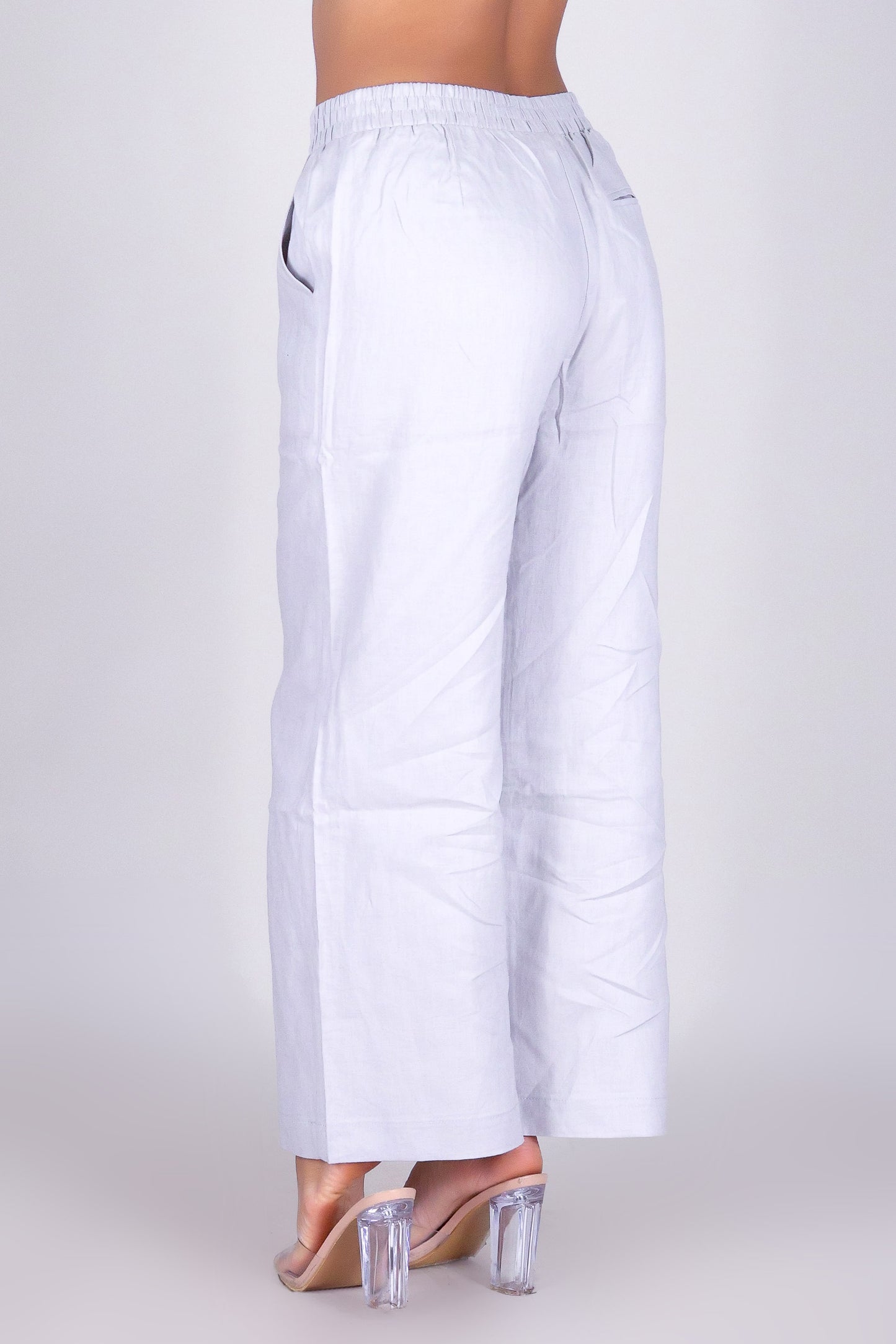 AURA LINEN CAPRI'S