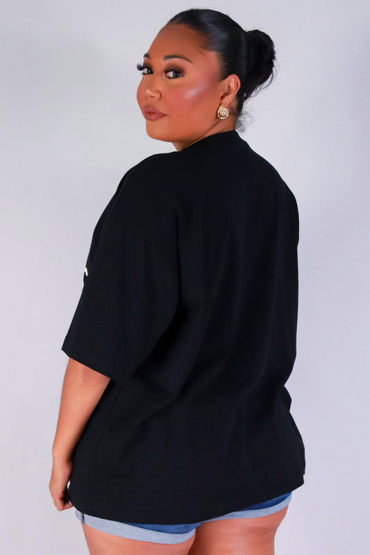 Jeans Warehouse Hawaii - PLUS S/S SCREENS - ALOHA BITCHES TEE | By ROCK & ROSE BY CHERIE