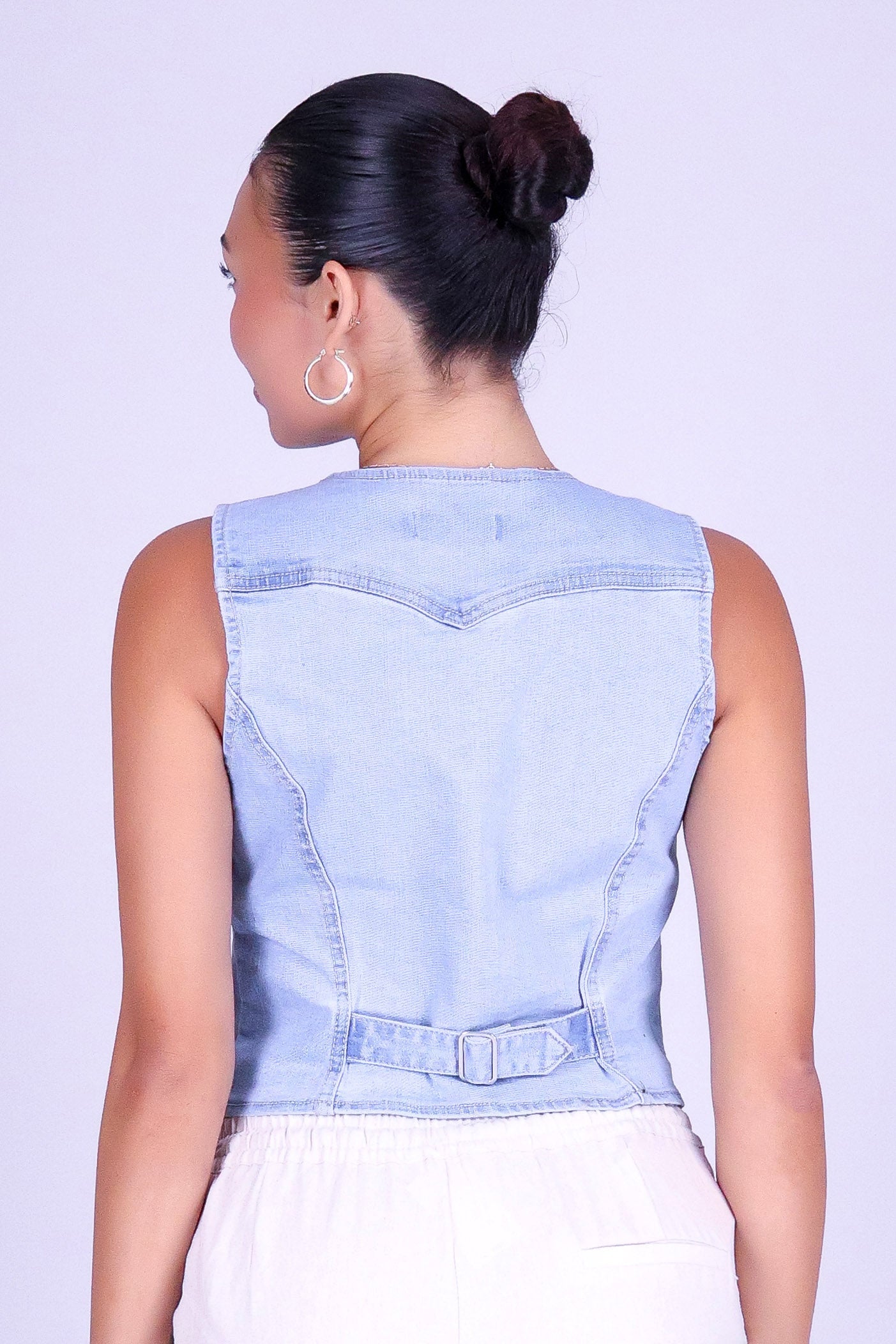 SUNSET WASH DENIM VEST