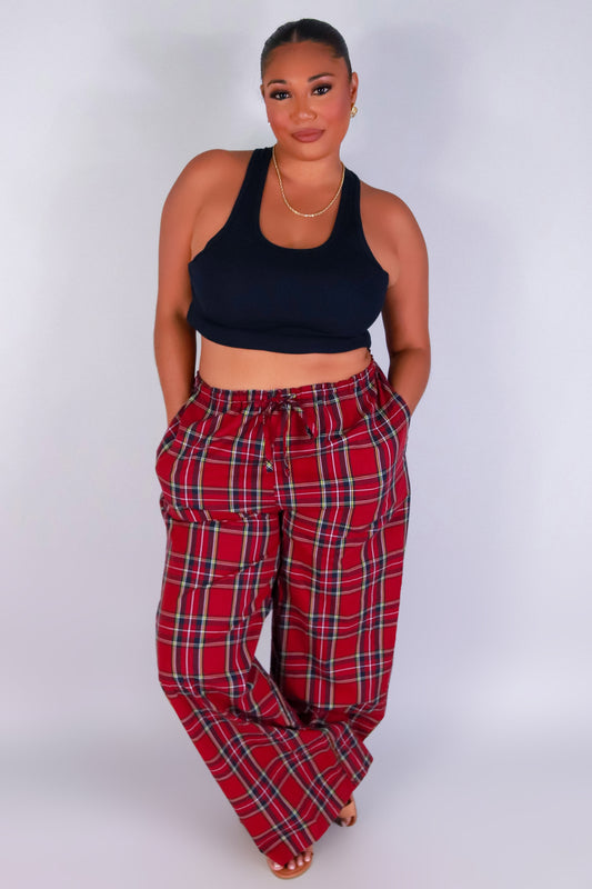 Jeans Warehouse Hawaii - PLUS PLUS PRINTED PANTS - CHECKMATE PAJAMA PANTS | By ACTIVE USA