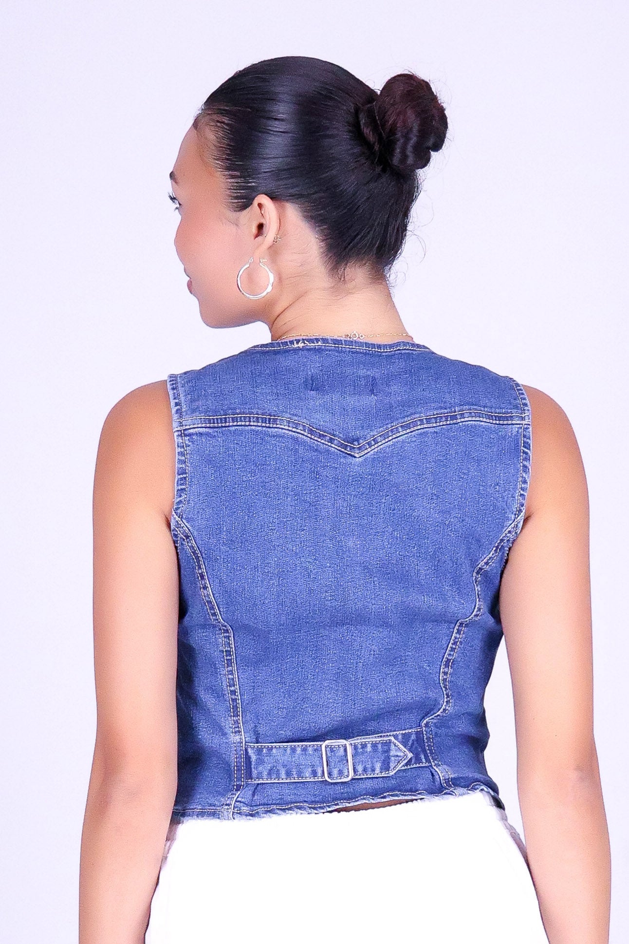 SUNSET WASH DENIM VEST