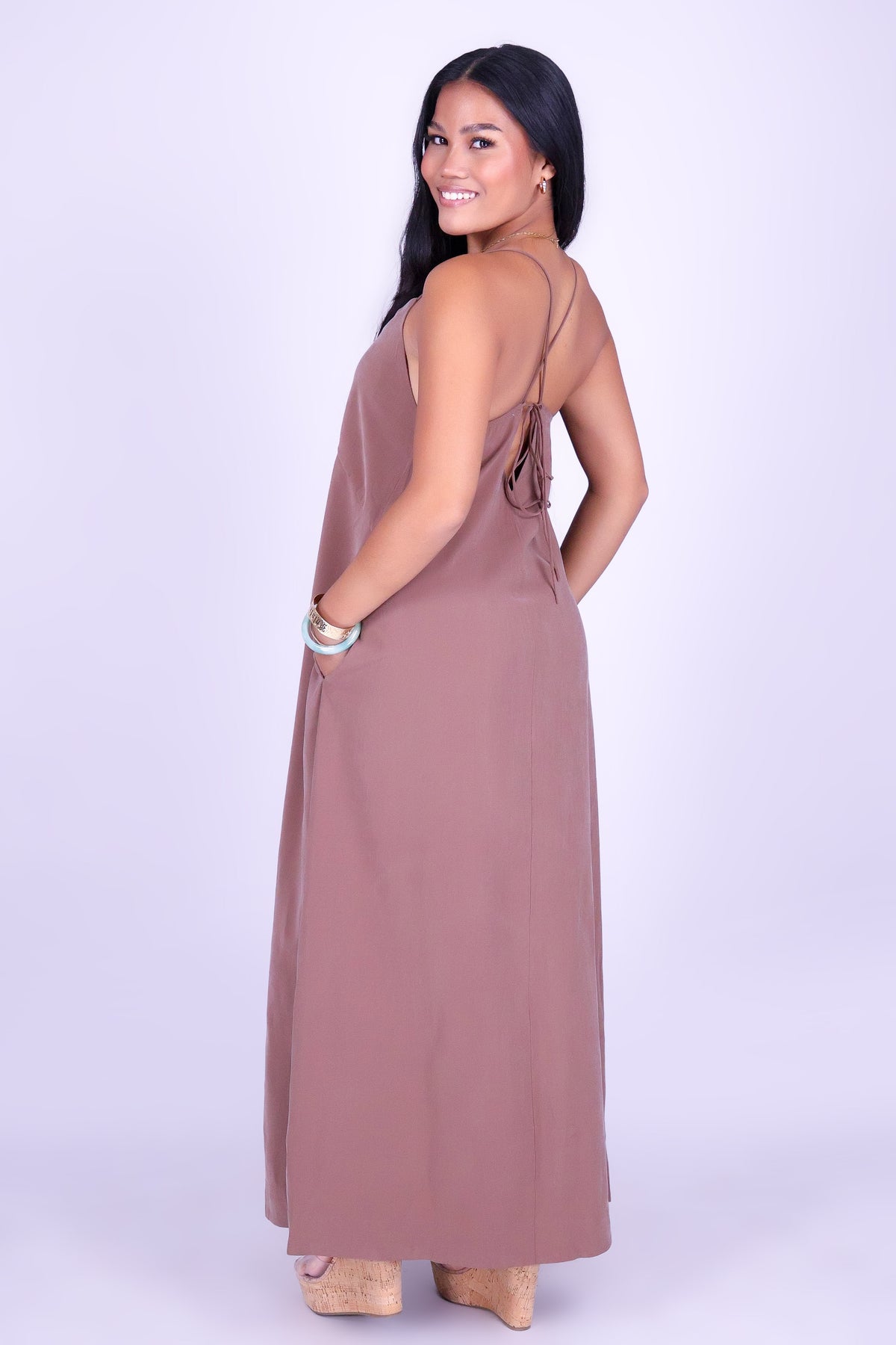 A MATTER OF TIME MAXI DRESS