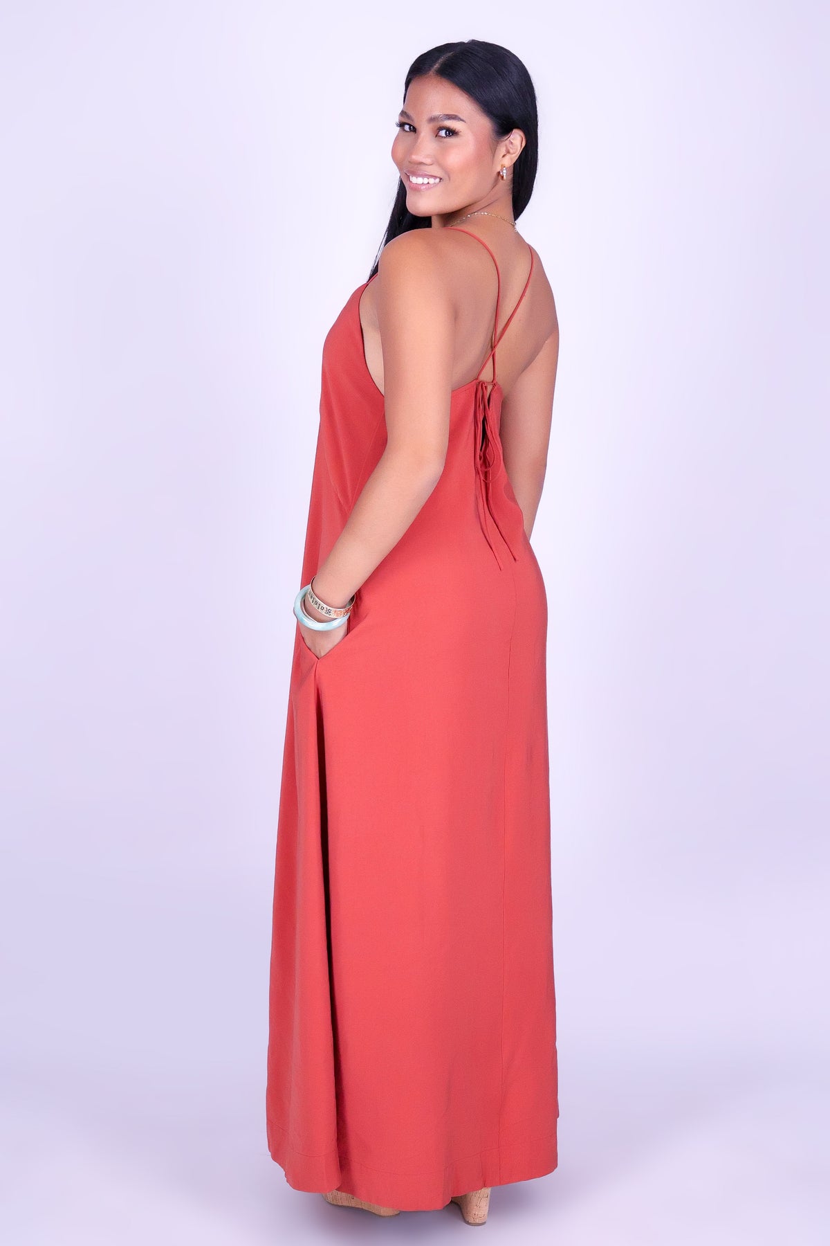 A MATTER OF TIME MAXI DRESS