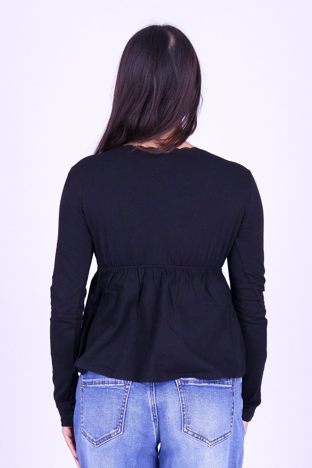 A LITTLE CRUSH BABYDOLL TOP