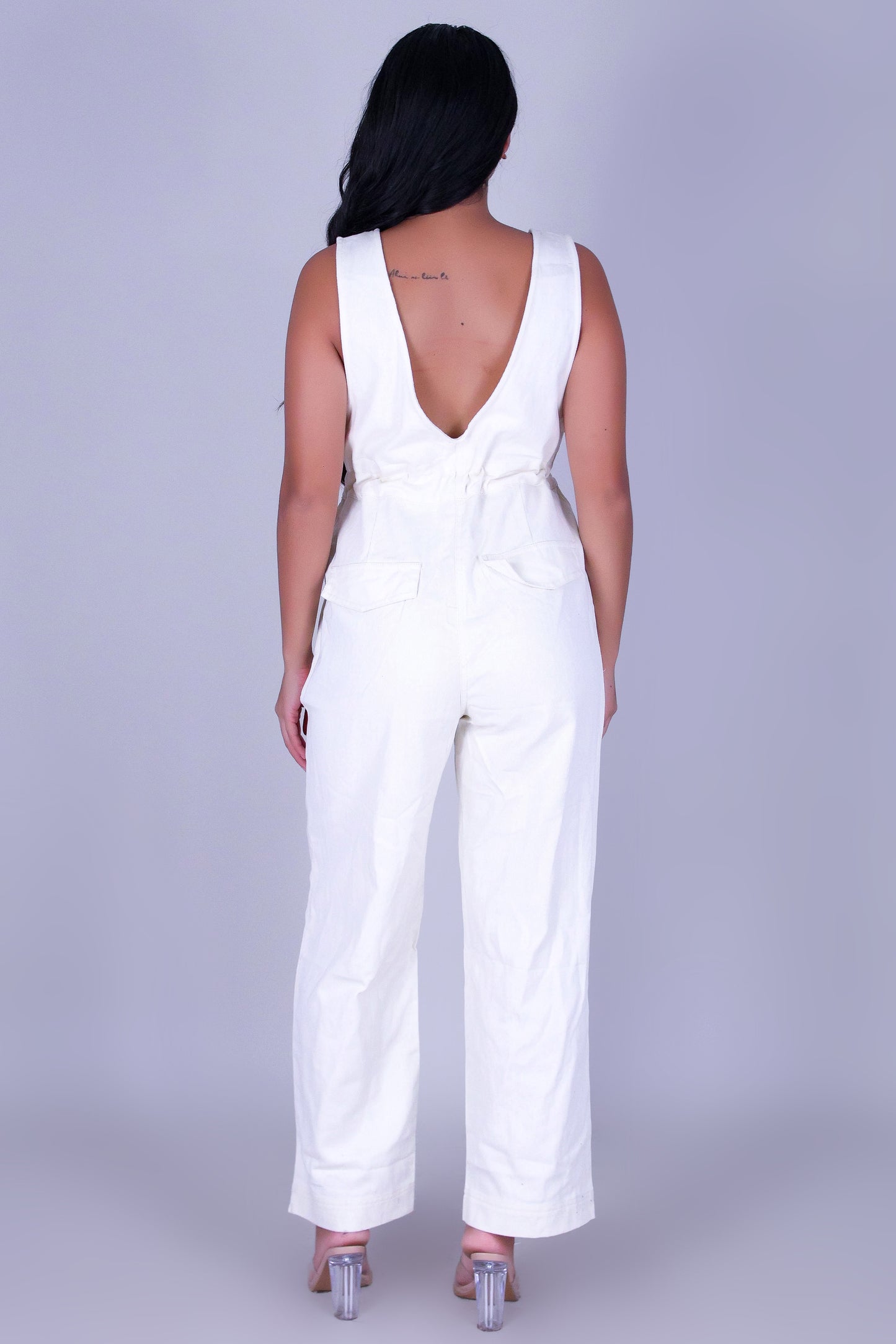 DOWNTOWN GIRL WIDE LEG JUMPSUIT