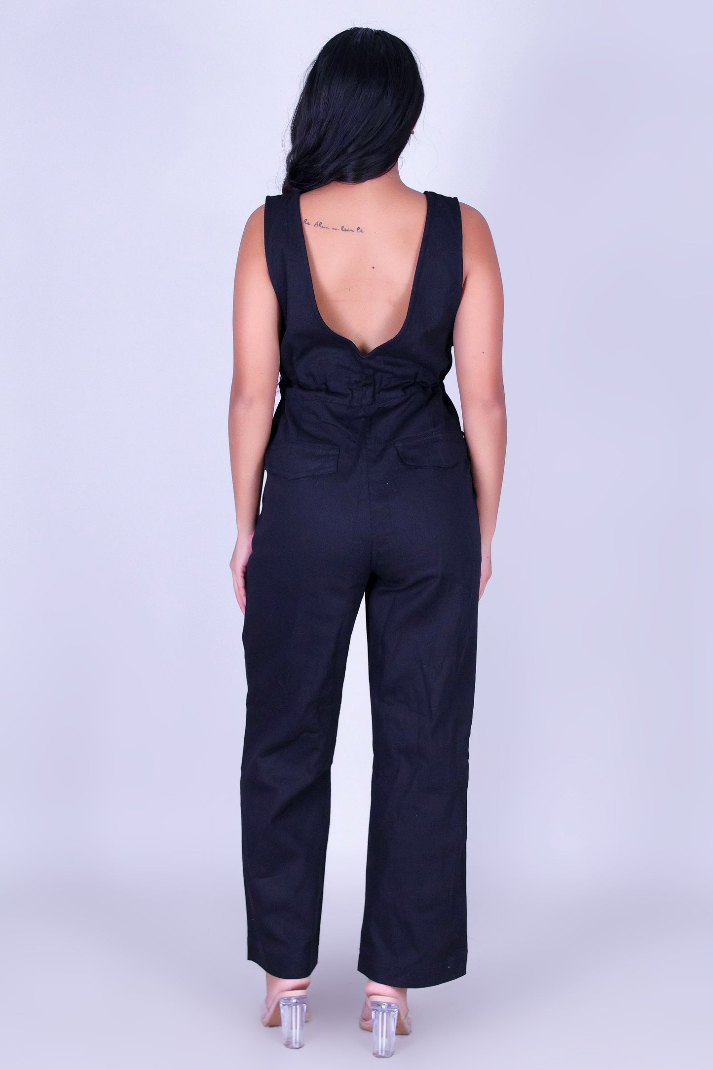 DOWNTOWN GIRL WIDE LEG JUMPSUIT