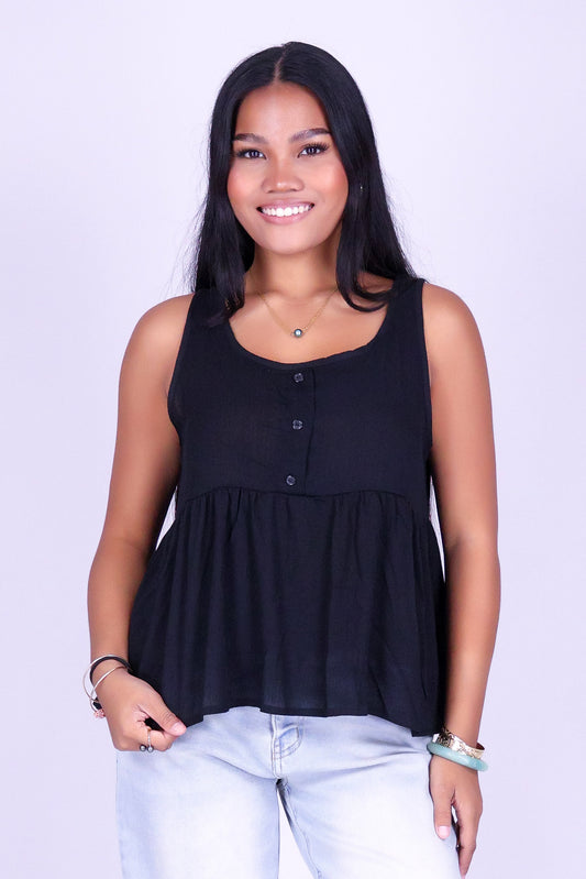 SILLY ME BABYDOLL TOP
