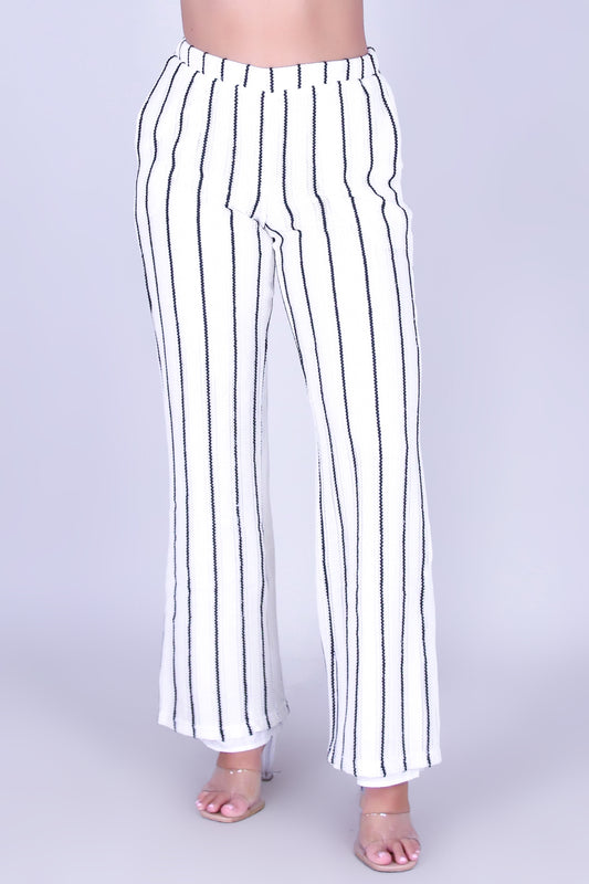 CROSSED THE LINE STRIPED PANT