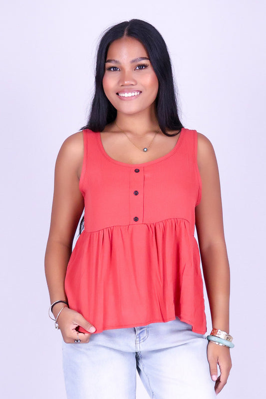 SILLY ME BABYDOLL TOP