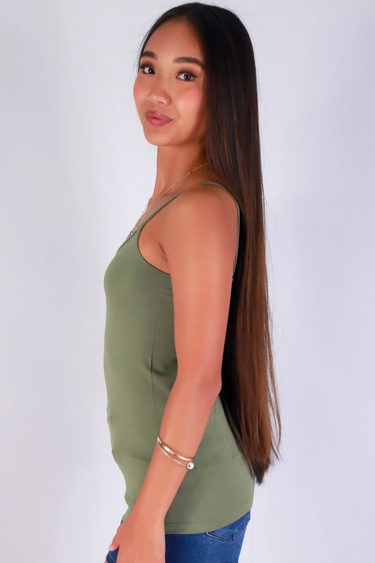 Jeans Warehouse Hawaii - TANK/TUBE SOLID BASIC - YOU'LL NEVER KNOW CAMI | By ANWND