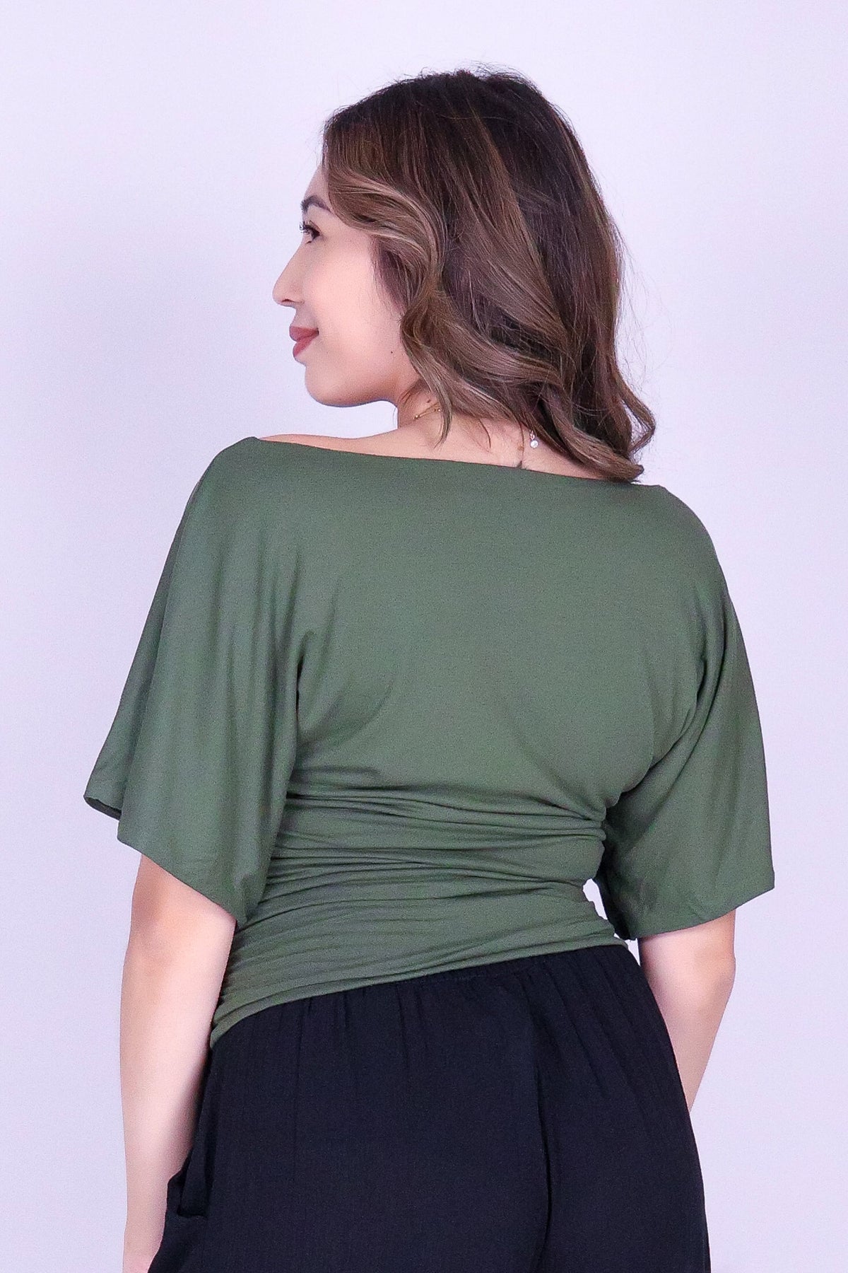 ELEVATED EASE DOLMAN TOP