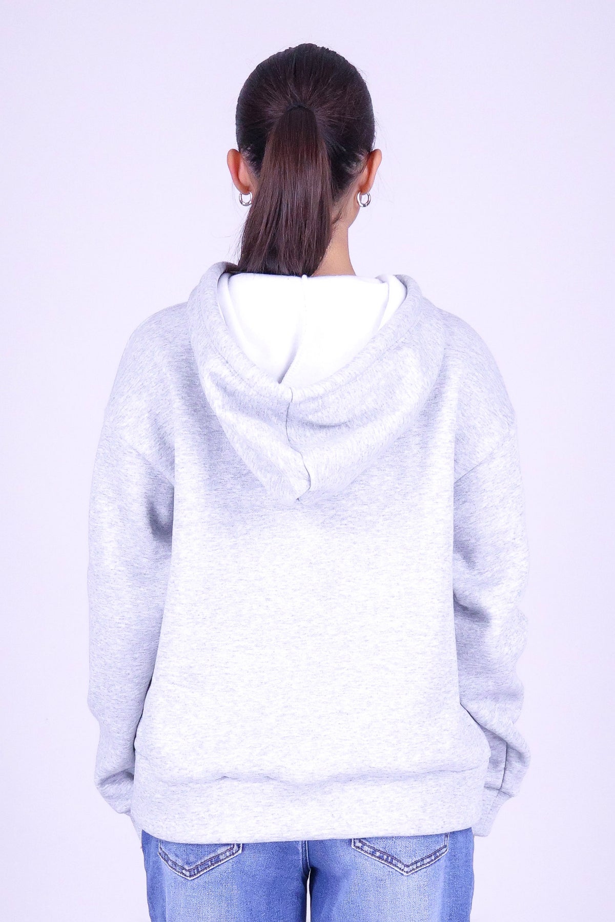3 HEBREW SHELL OVERSIZED HOODIE