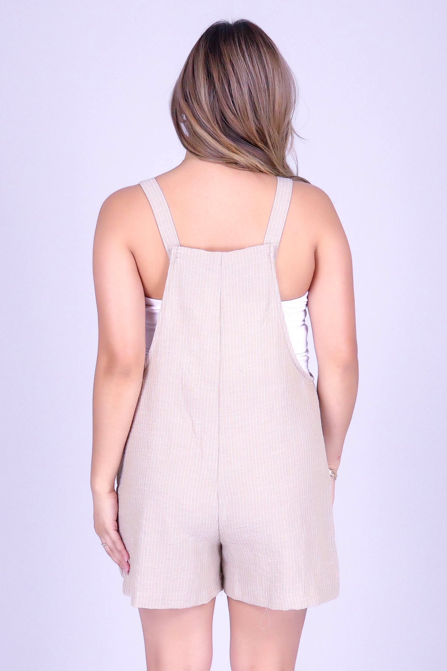 NATRUAL EASE OVERALL ROMPER