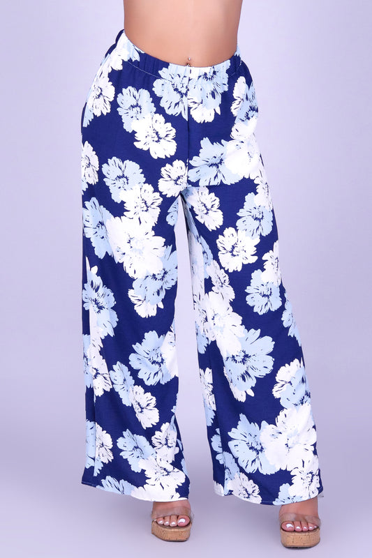 FLORAL VEIL PANTS