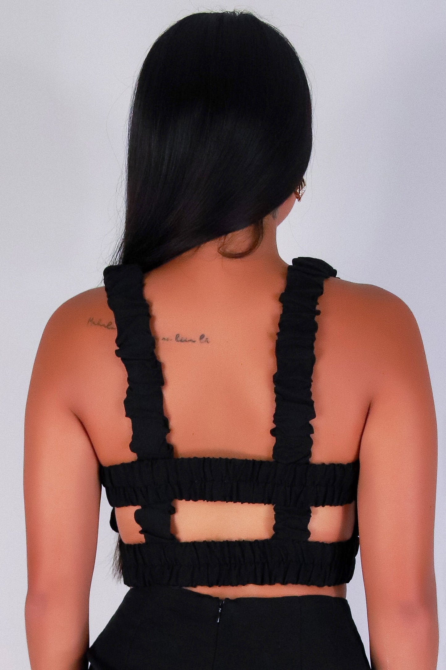 Jeans Warehouse Hawaii - MATCHING SEPARATES - TWIST & TELL CROP TOP | By PAPERMOON/ B_ENVIED