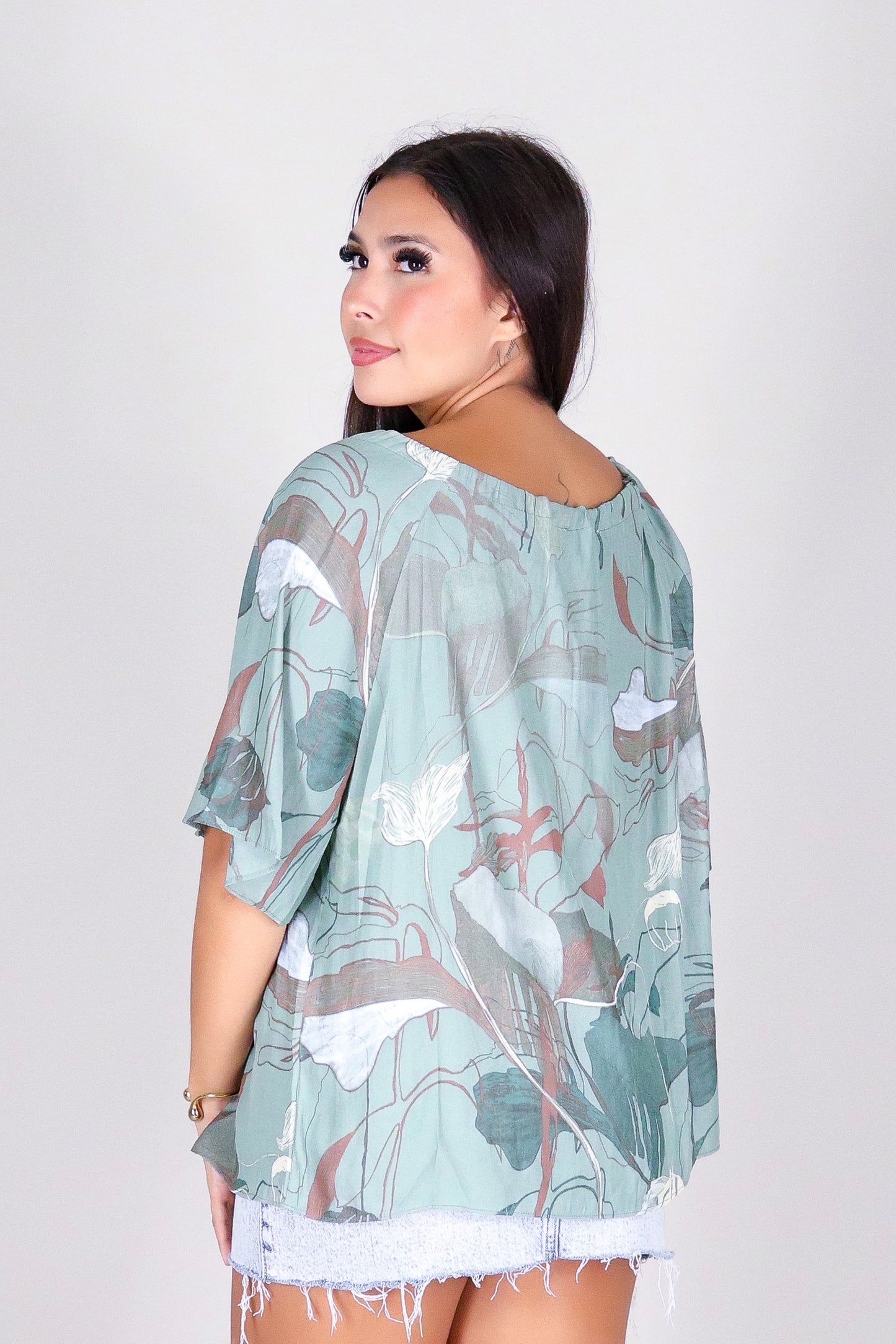 IN THE TROPICS BLOUSE