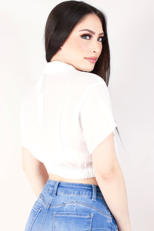 Jeans Warehouse Hawaii - S/S SOLID WOVEN CASUAL TOPS - DON'T FORGET TOP | By PAPERMOON/ B_ENVIED