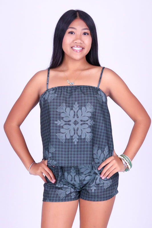 GINGHAM OHIA TOP