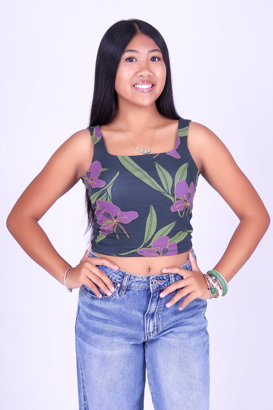 GINGER SQUARE NECK TOP | KIDS SIZE 2T-16
