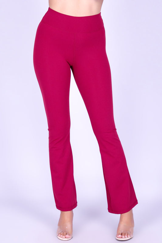 CHIC IN COMFORT FLARE PANTS