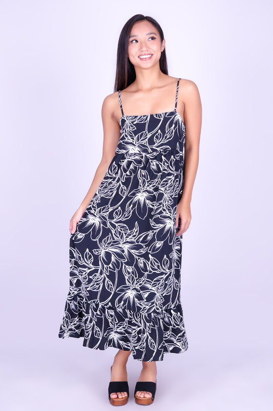SOFTLY IN BLOOM MIDI DRESS