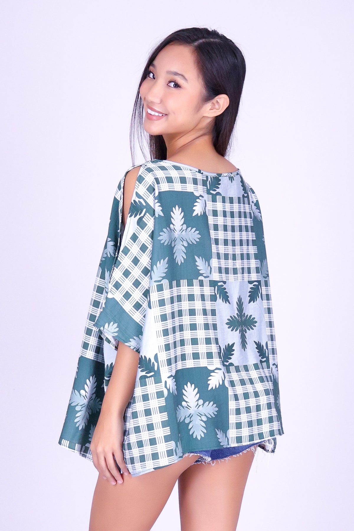 ULU PALAKA COLD SHOULDER TOP