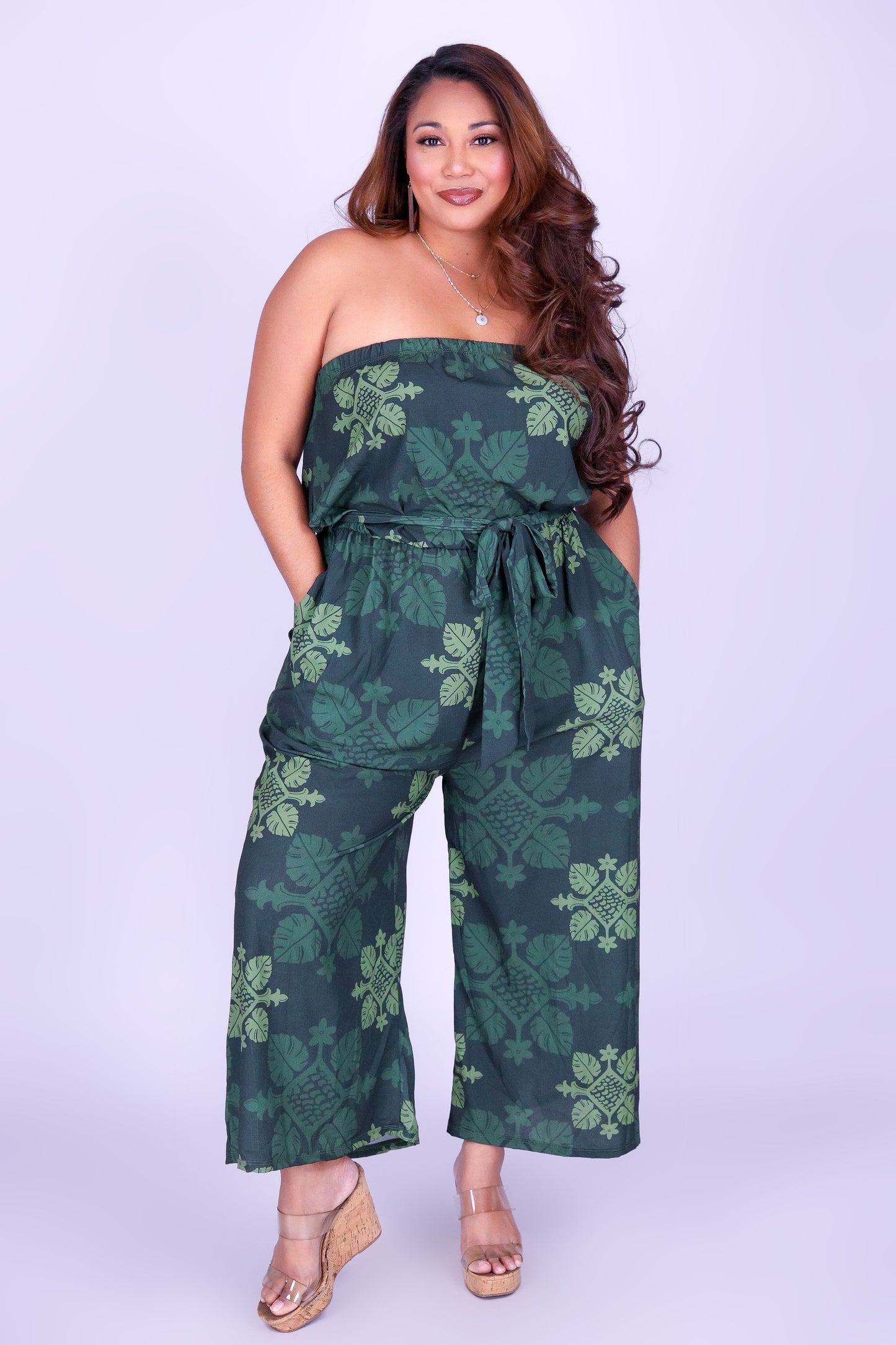 MONSTERA QUILT JUMPSUIT