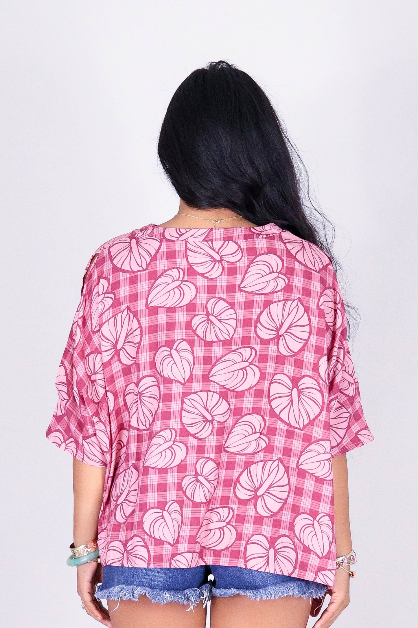ANTHURIUM PALAKA BLOUSE