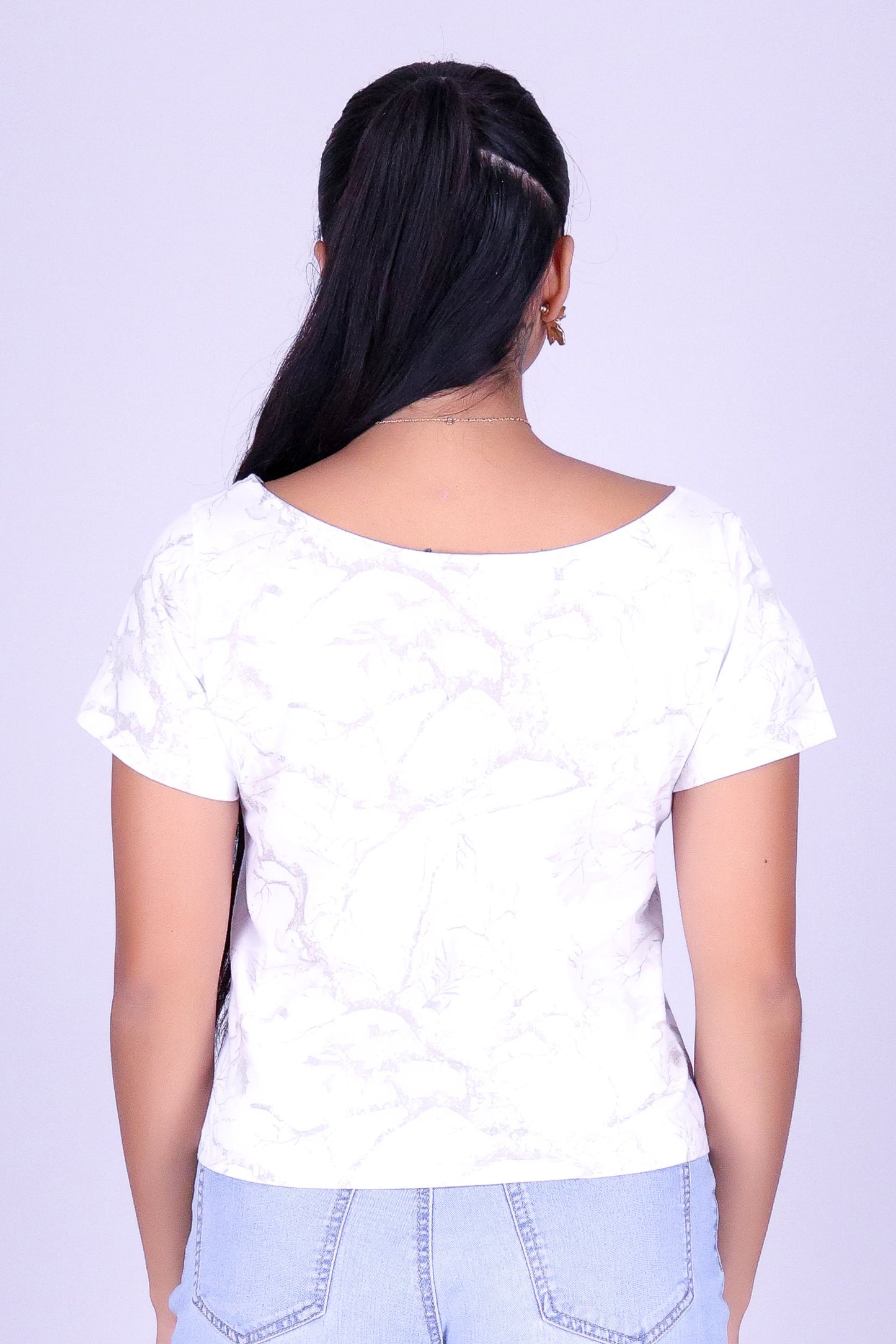 DEEP WOODS OFF SHOULDER TOP