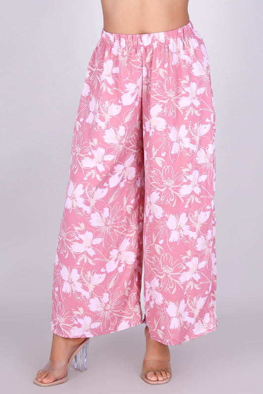SOFT PETAL MUSE PALAZZO PANTS
