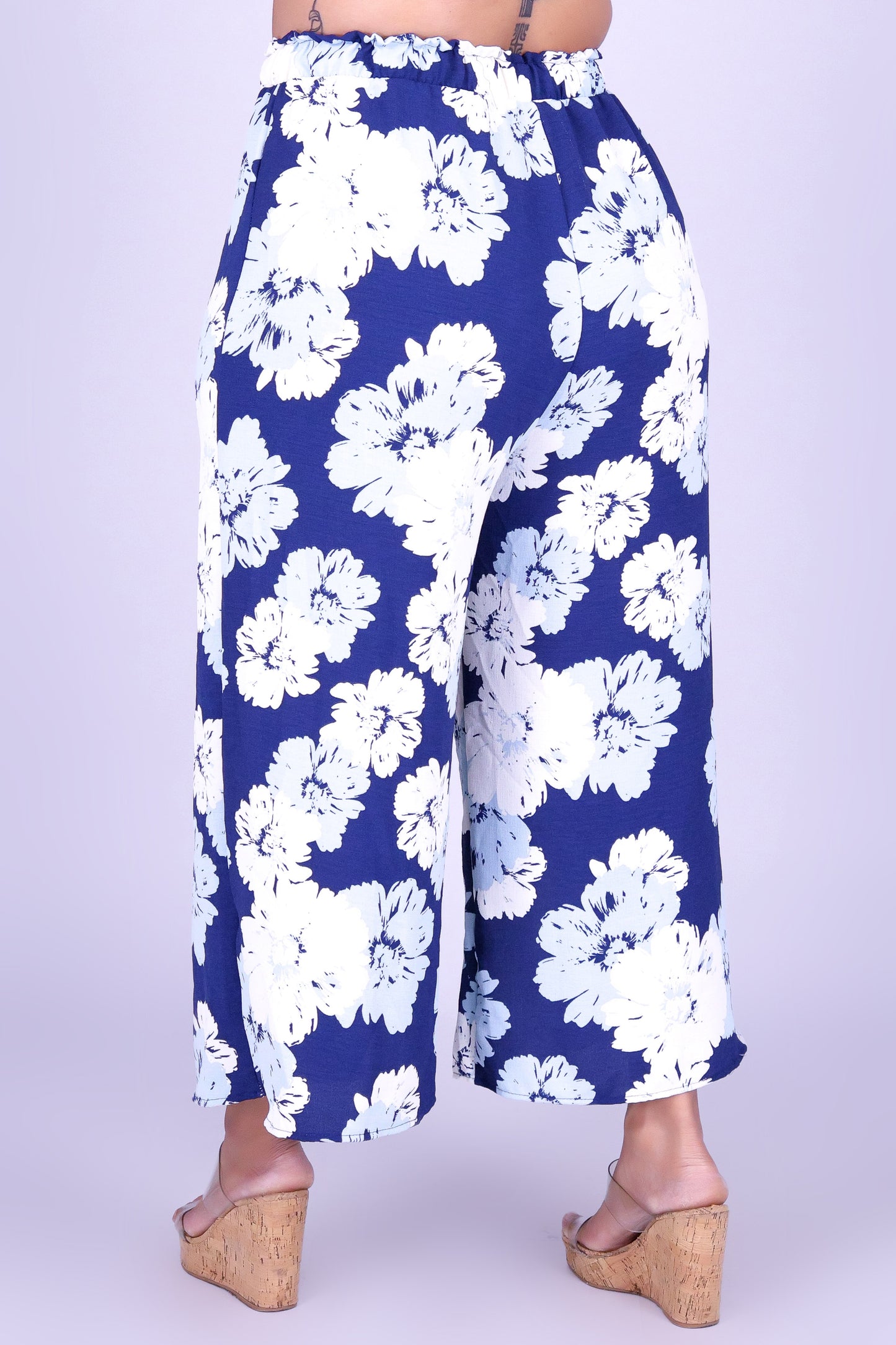 FLORAL VEIL PANTS