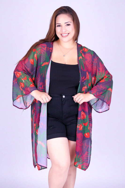 LUANA CHIFFON CARDIGAN