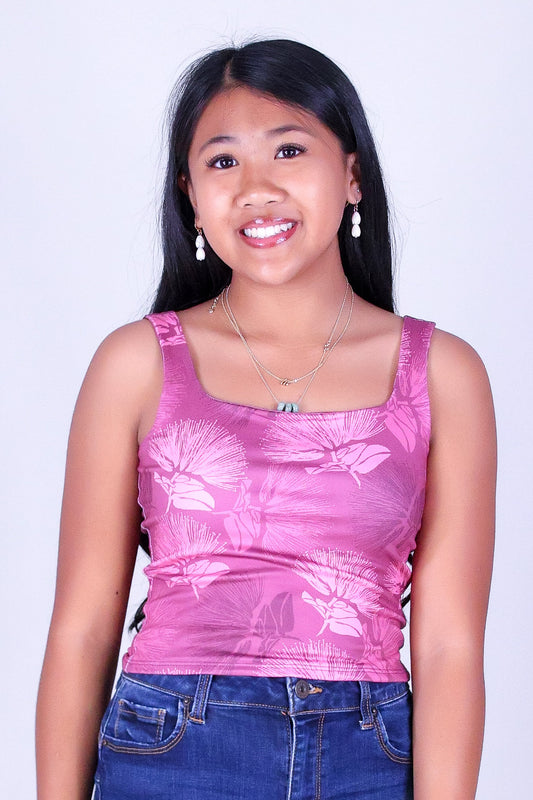 OHIA SQUARE NECK TOP | KIDS SIZE 2-16