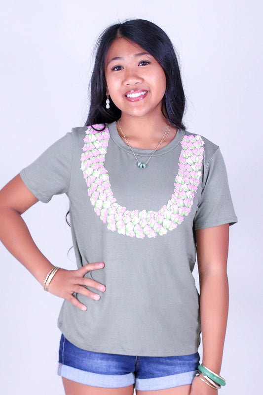 LOKELANI LEI TEE | KIDS SIZE 2-16