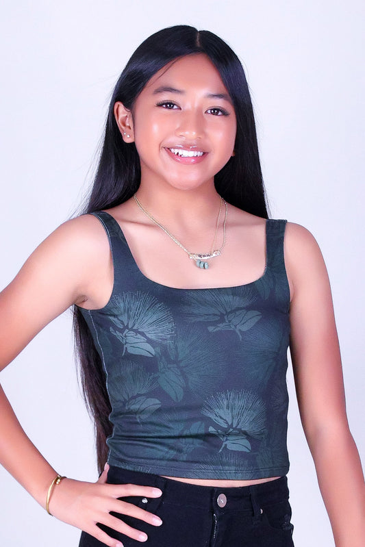 OHIA SQUARE NECK TOP | KIDS SIZE 2-16