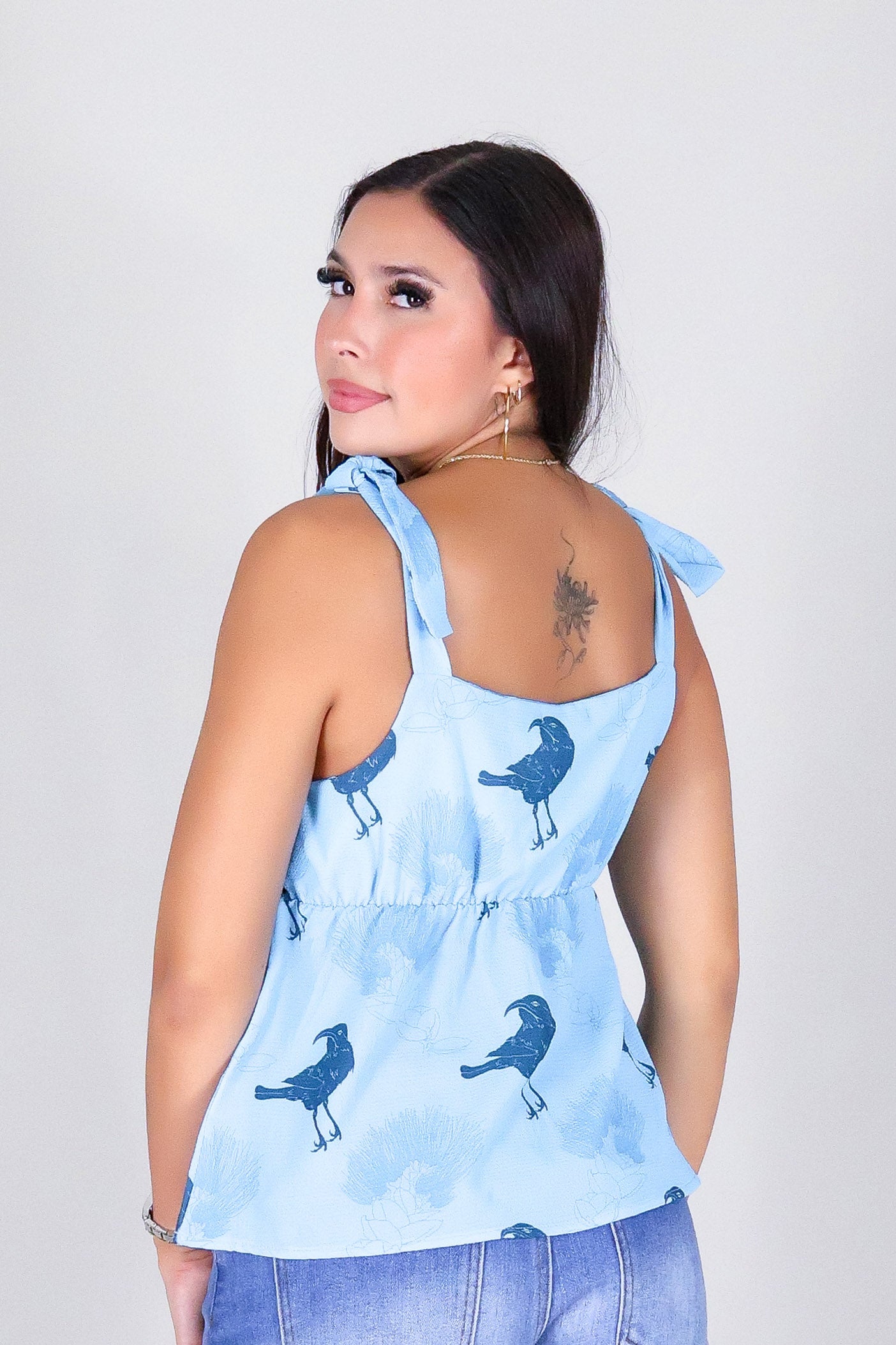 IIWI BIRD BABYDOLL TOP