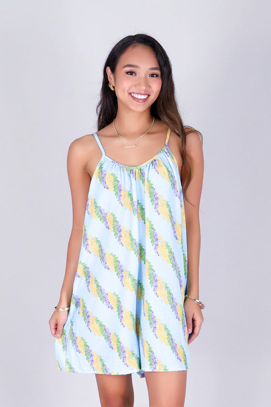 TWISTED LEI NO WAIST ROMPER