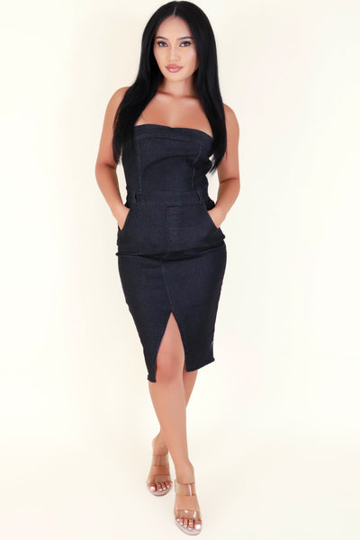 Jeans Warehouse Hawaii - TUBE SHORT SOLID DRESSES - MAKE IT EASY DRESS | By IKEDDI IMPORTS