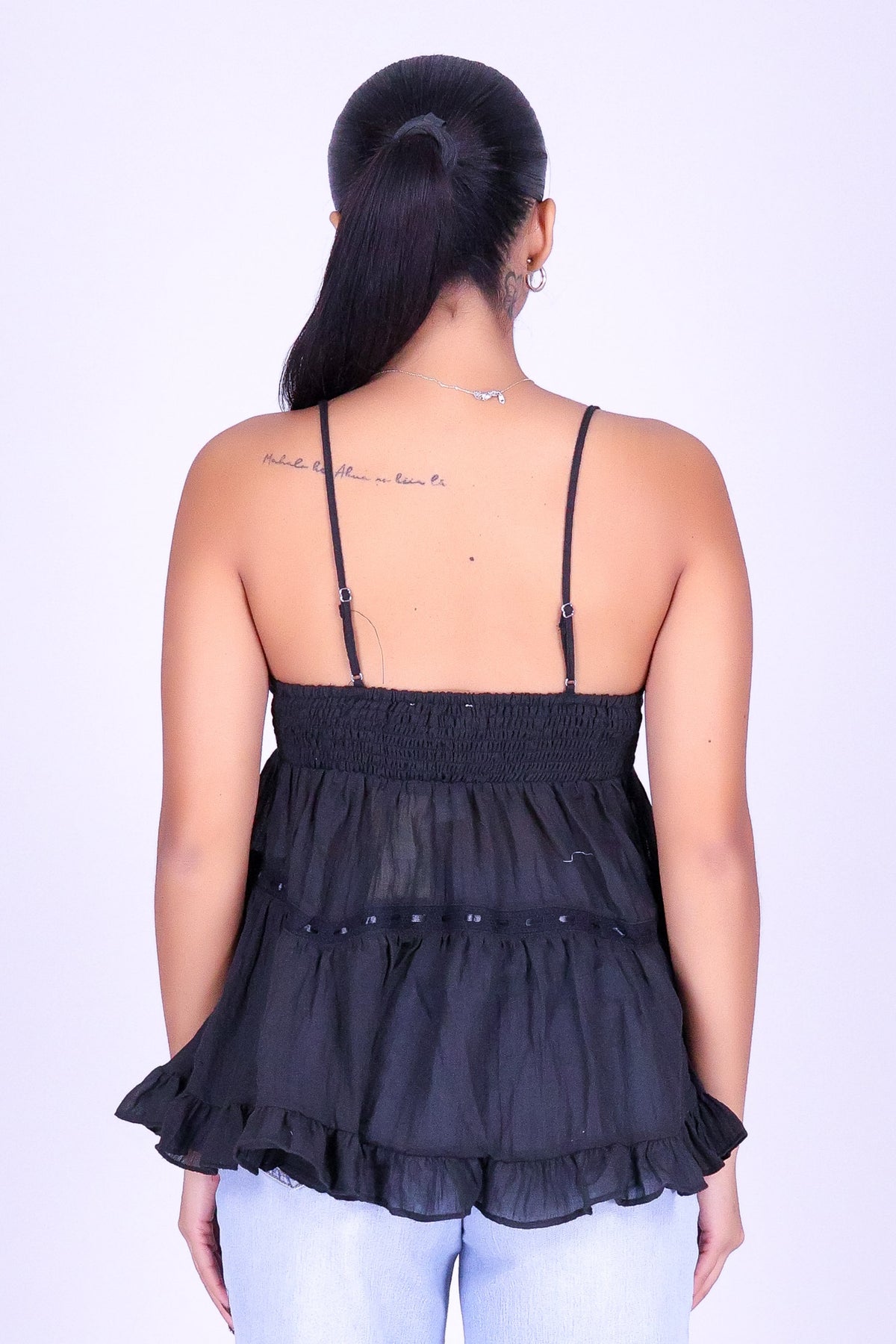 WRITTEN IN LOVE TIERED TOP