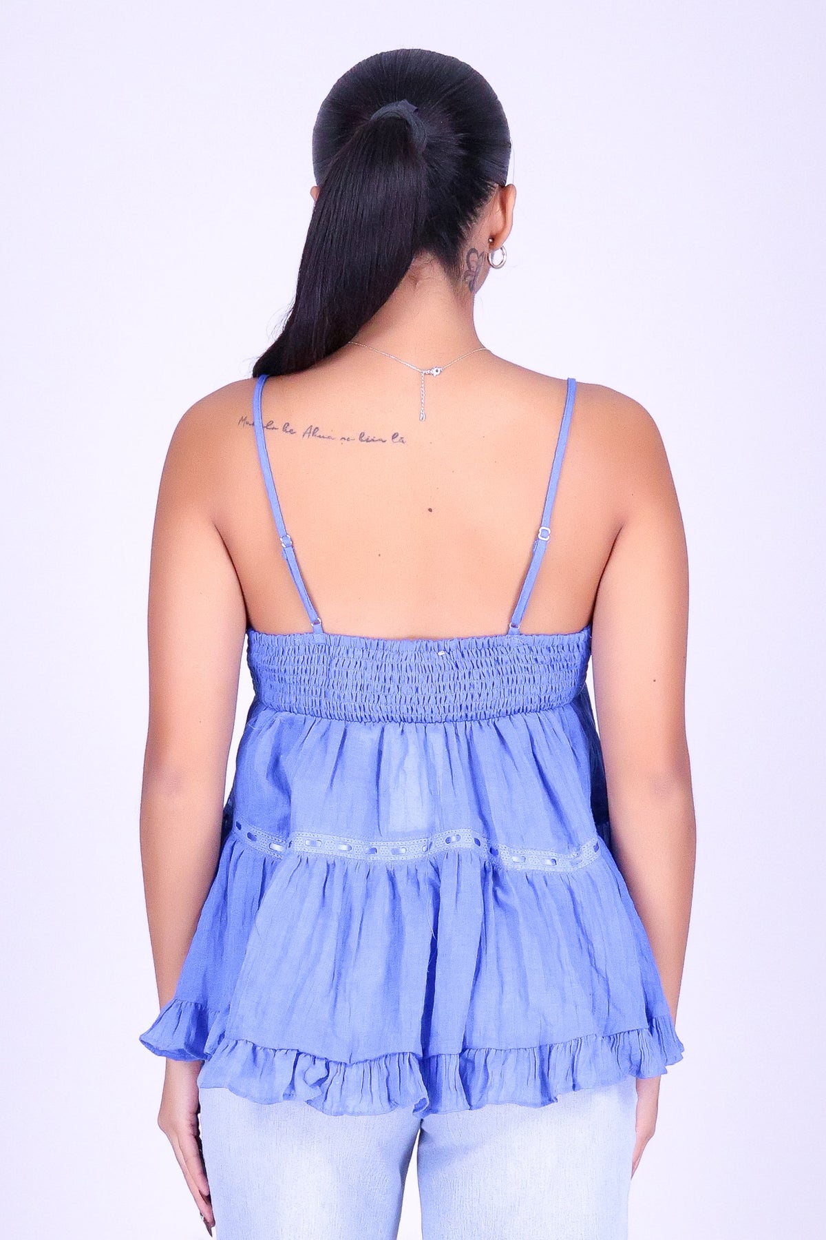 WRITTEN IN LOVE TIERED TOP