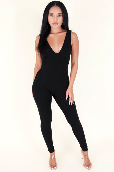 Jeans Warehouse Hawaii - SOLID CASUAL JUMPSUITS - ON THE FLY JUMPSUIT | By CRESCITA APPAREL/SHINE I