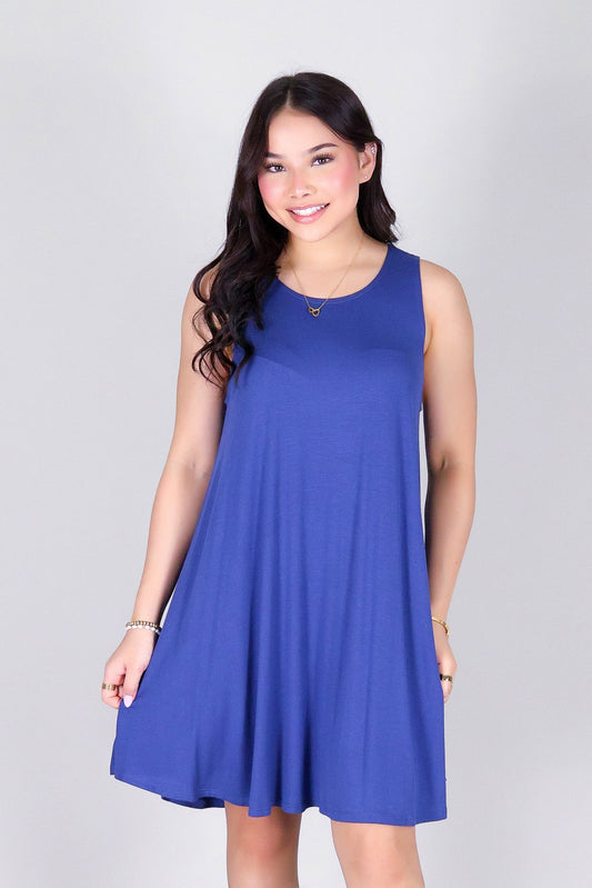 TWIRL AWAY TRAPEZE DRESS