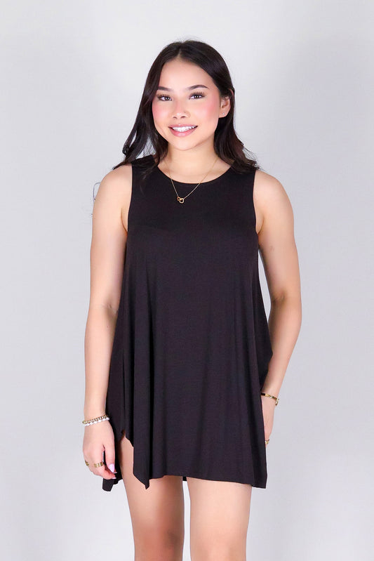 TWIRL AWAY TRAPEZE DRESS