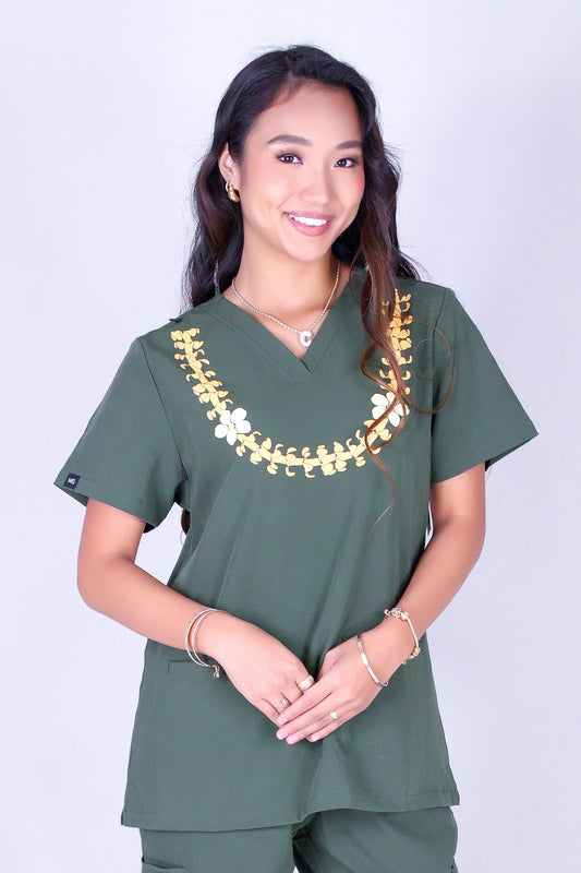 PUAKENIKENI SCRUB TOP