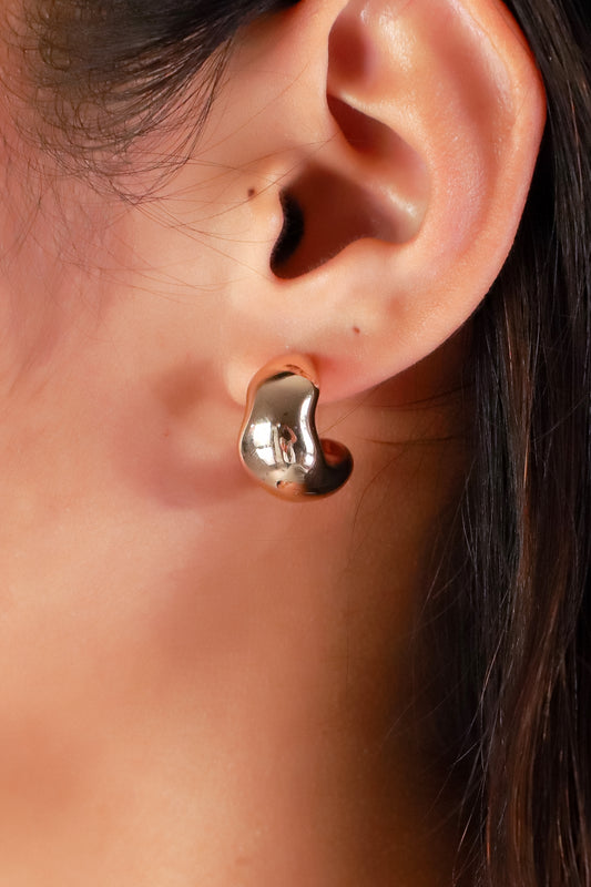 Jeans Warehouse Hawaii - STUDS - WIDE HUGGIE HOOP EARRINGS | By PRINCE CO