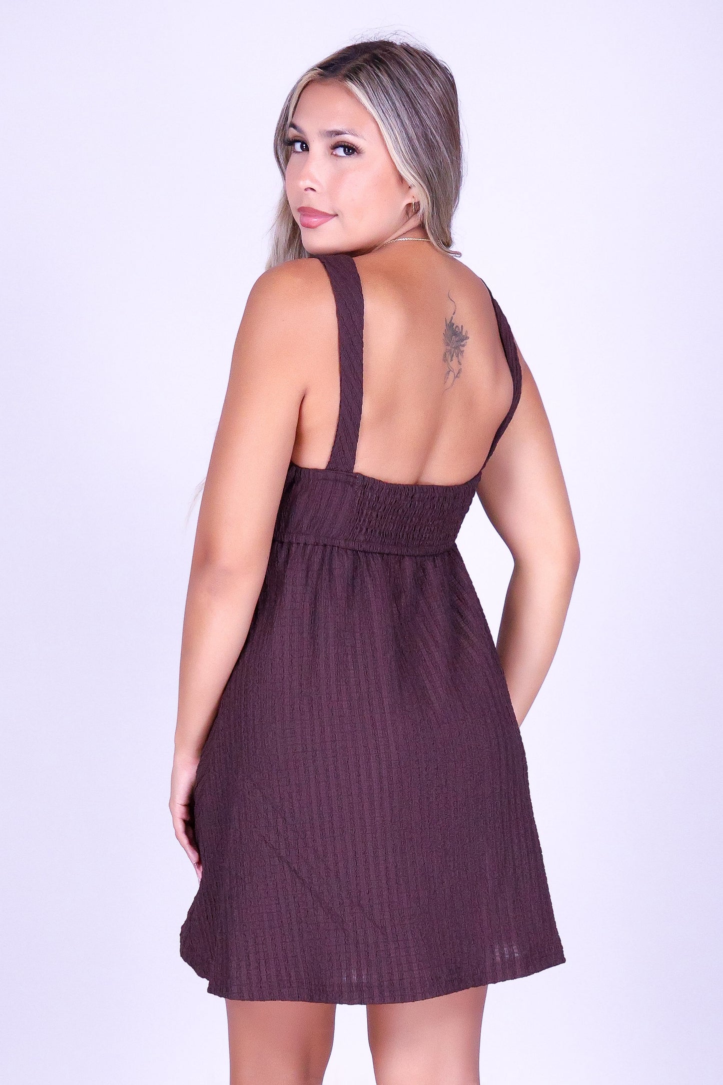 BLUSHING BELLE BABYDOLL DRESS
