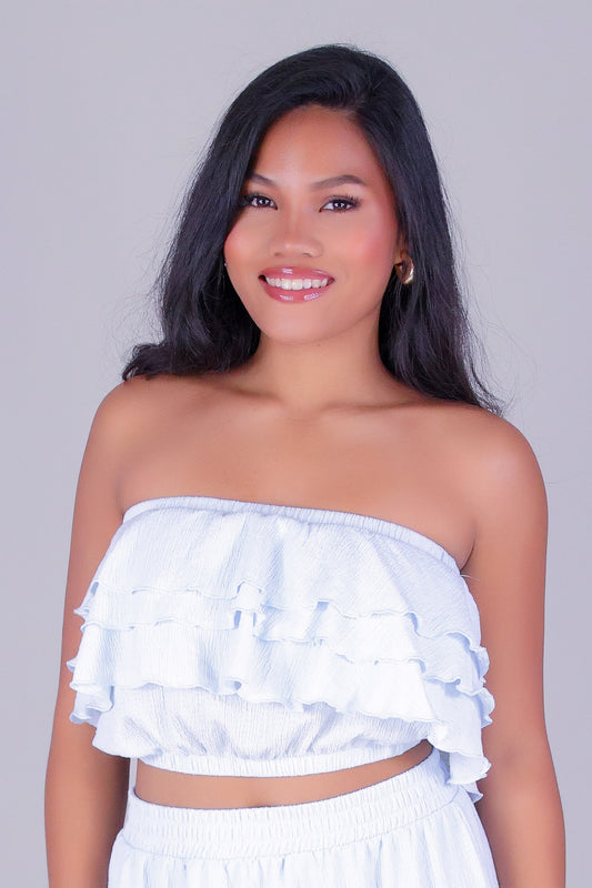 MOONLIT ROMANCE CROP TUBE TOP